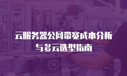 云服务器公网带宽成本分析与多云选型指南