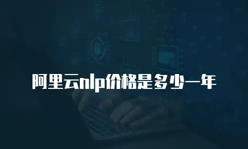 阿里云nlp价格是多少一年