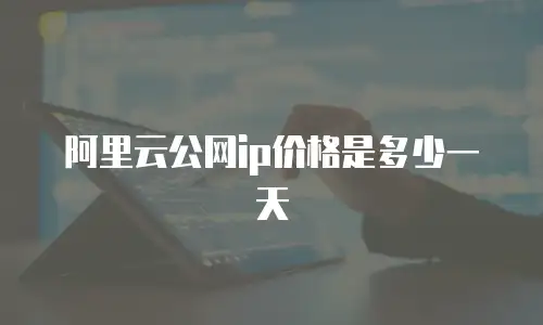 阿里云公网ip价格是多少一天