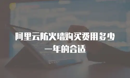 阿里云防火墙购买费用多少一年的合适
