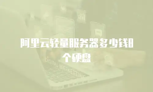 阿里云轻量服务器多少钱8个硬盘