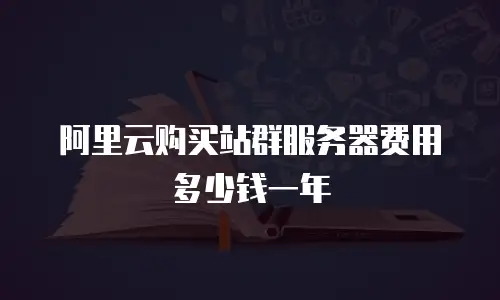 阿里云购买站群服务器费用多少钱一年