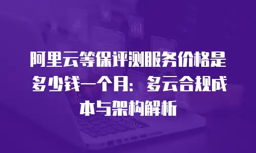 阿里云等保评测服务价格是多少钱一个月：多云合规成本与架构解析
