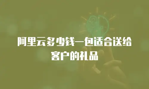 阿里云多少钱一包适合送给客户的礼品
