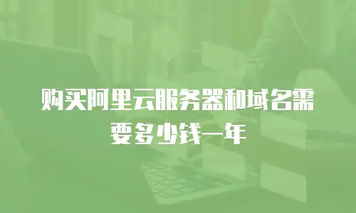 购买阿里云服务器和域名需要多少钱一年