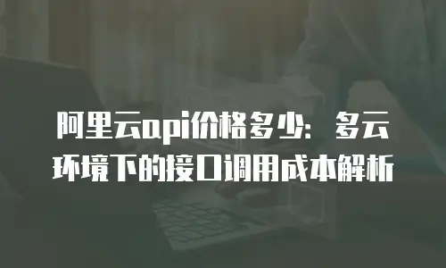 阿里云api价格多少：多云环境下的接口调用成本解析