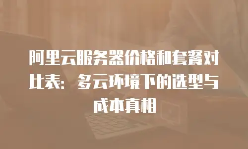 阿里云服务器价格和套餐对比表：多云环境下的选型与成本真相