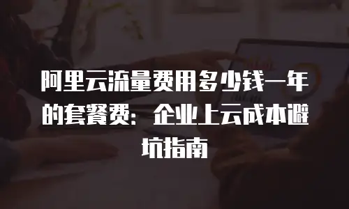 阿里云流量费用多少钱一年的套餐费：企业上云成本避坑指南