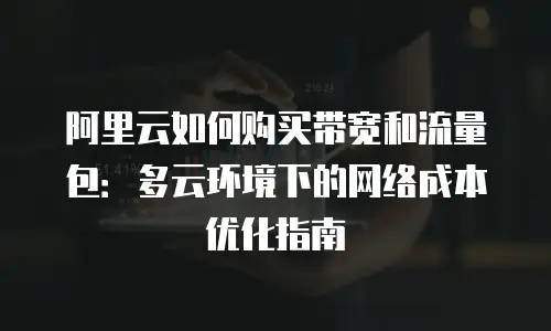 阿里云如何购买带宽和流量包：多云环境下的网络成本优化指南