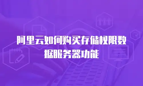 阿里云如何购买存储权限数据服务器功能