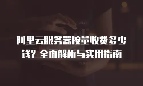 阿里云服务器按量收费多少钱？全面解析与实用指南