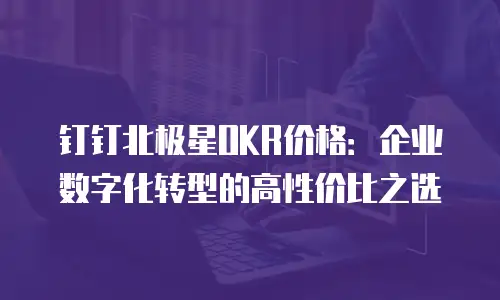 钉钉北极星OKR价格：企业数字化转型的高性价比之选