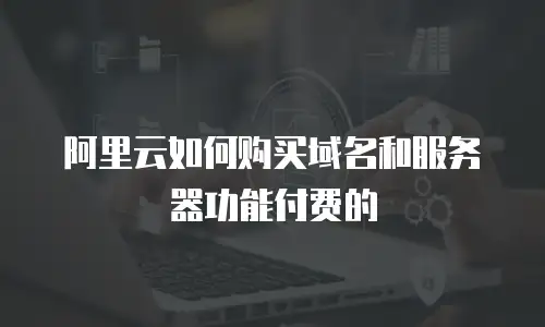 阿里云如何购买域名和服务器功能付费的