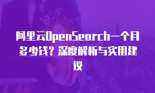 阿里云OpenSearch一个月多少钱？深度解析与实用建议