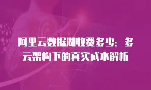 阿里云数据湖收费多少：多云架构下的真实成本解析