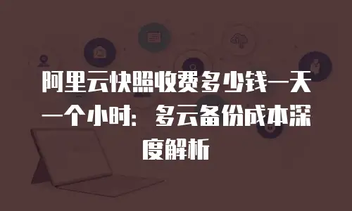 阿里云快照收费多少钱一天一个小时：多云备份成本深度解析