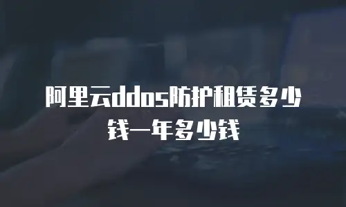 阿里云ddos防护租赁多少钱一年多少钱