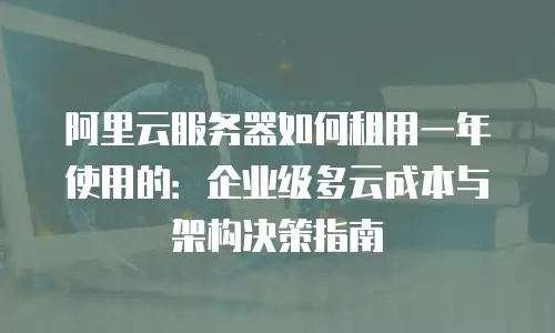 阿里云服务器如何租用一年使用的：企业级多云成本与架构决策指南