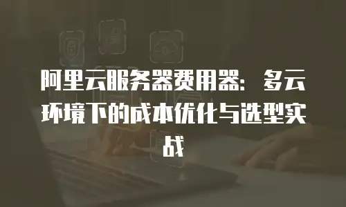 阿里云服务器费用器：多云环境下的成本优化与选型实战