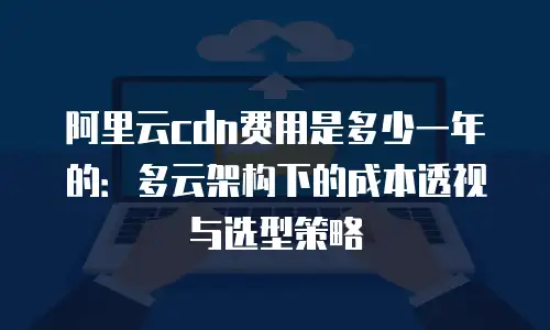 阿里云cdn费用是多少一年的：多云架构下的成本透视与选型策略