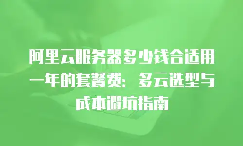 阿里云服务器多少钱合适用一年的套餐费：多云选型与成本避坑指南