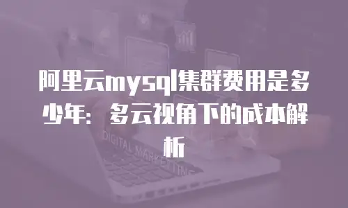阿里云mysql集群费用是多少年：多云视角下的成本解析