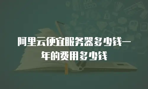 阿里云便宜服务器多少钱一年的费用多少钱