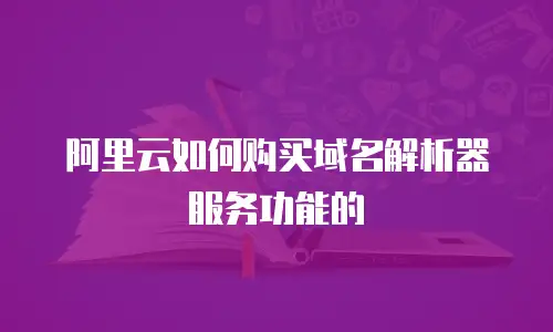 阿里云如何购买域名解析器服务功能的