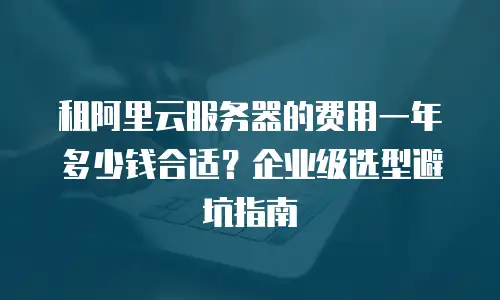 租阿里云服务器的费用一年多少钱合适？企业级选型避坑指南
