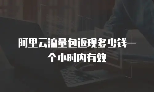阿里云流量包返现多少钱一个小时内有效