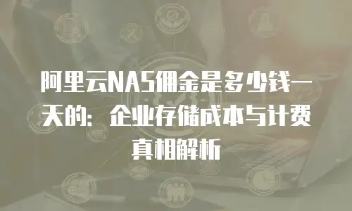 阿里云NAS佣金是多少钱一天的：企业存储成本与计费真相解析