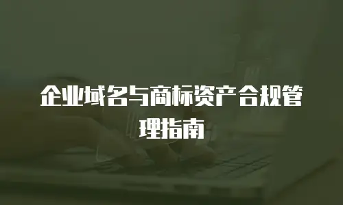 企业域名与商标资产合规管理指南