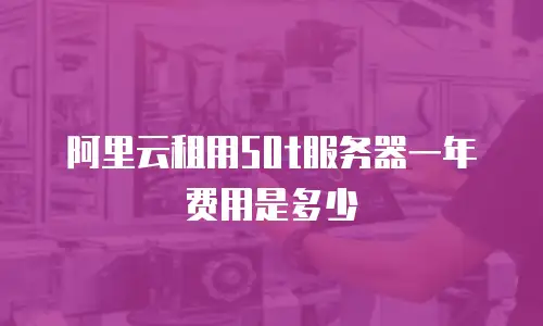 阿里云租用50t服务器一年费用是多少