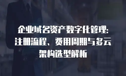 企业域名资产数字化管理：注册流程、费用周期与多云架构选型解析