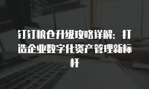 钉钉粮仓升级攻略详解：打造企业数字化资产管理新标杆