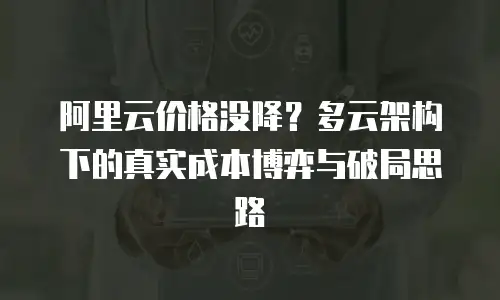阿里云价格没降？多云架构下的真实成本博弈与破局思路