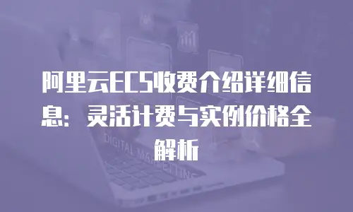 阿里云ECS收费介绍详细信息：灵活计费与实例价格全解析