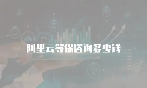 阿里云等保咨询多少钱