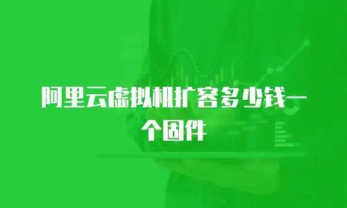 阿里云虚拟机扩容多少钱一个固件