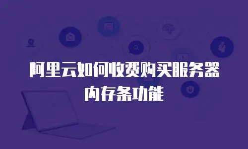 阿里云如何收费购买服务器内存条功能