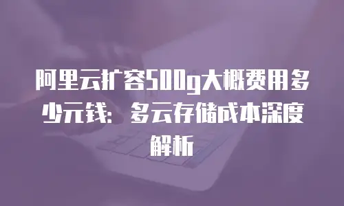 阿里云扩容500g大概费用多少元钱：多云存储成本深度解析