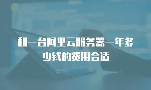 租一台阿里云服务器一年多少钱的费用合适