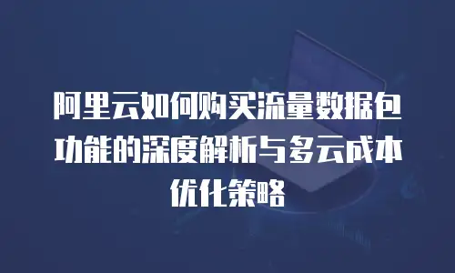 阿里云如何购买流量数据包功能的深度解析与多云成本优化策略