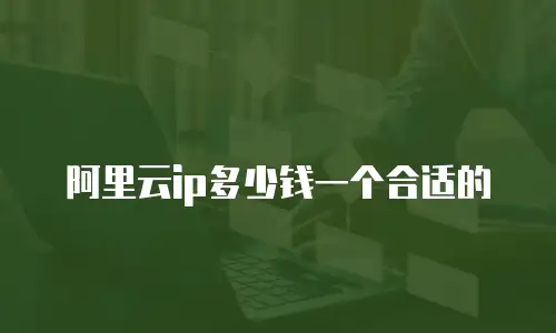 阿里云ip多少钱一个合适的