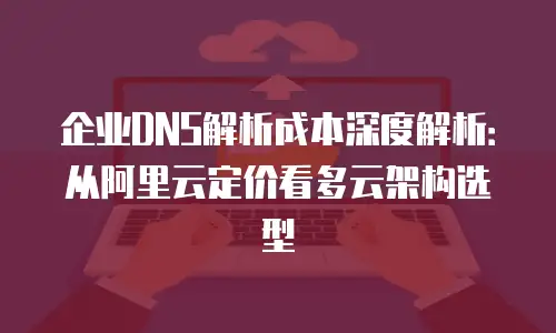 企业DNS解析成本深度解析：从阿里云定价看多云架构选型