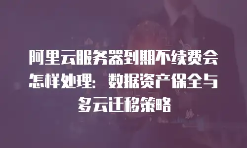 阿里云服务器到期不续费会怎样处理：数据资产保全与多云迁移策略