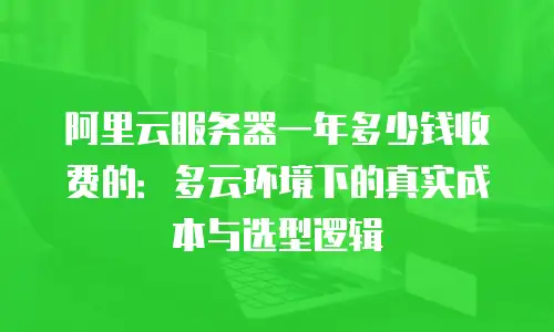 阿里云服务器一年多少钱收费的：多云环境下的真实成本与选型逻辑