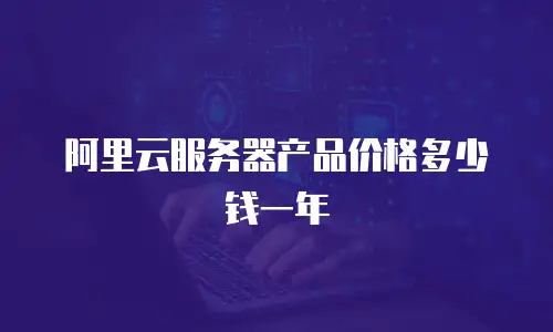 阿里云服务器产品价格多少钱一年