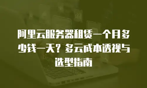 阿里云服务器租赁一个月多少钱一天？多云成本透视与选型指南