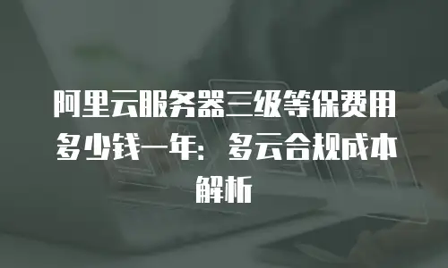 阿里云服务器三级等保费用多少钱一年：多云合规成本解析